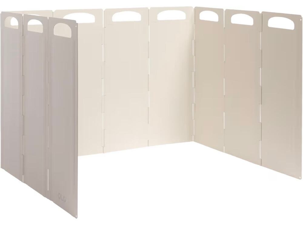 OLG Foldable Kitchen Oil Splash Guard Screen – Portable Grease Splatter Shield